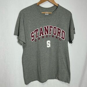 Russell Athletic Stanford Cardinal T-Shirt Mens Medium Gray Heather NCAA College